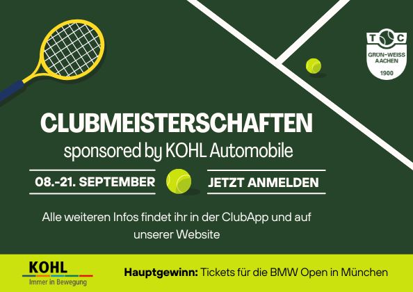 Clubmeisterschaften 2025 - sponsored by KOHL Automobile
